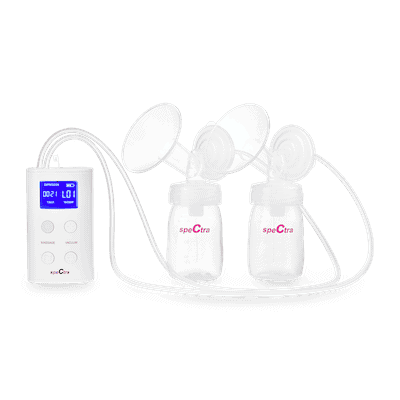 Spectra S9 plus breast pump with bottles