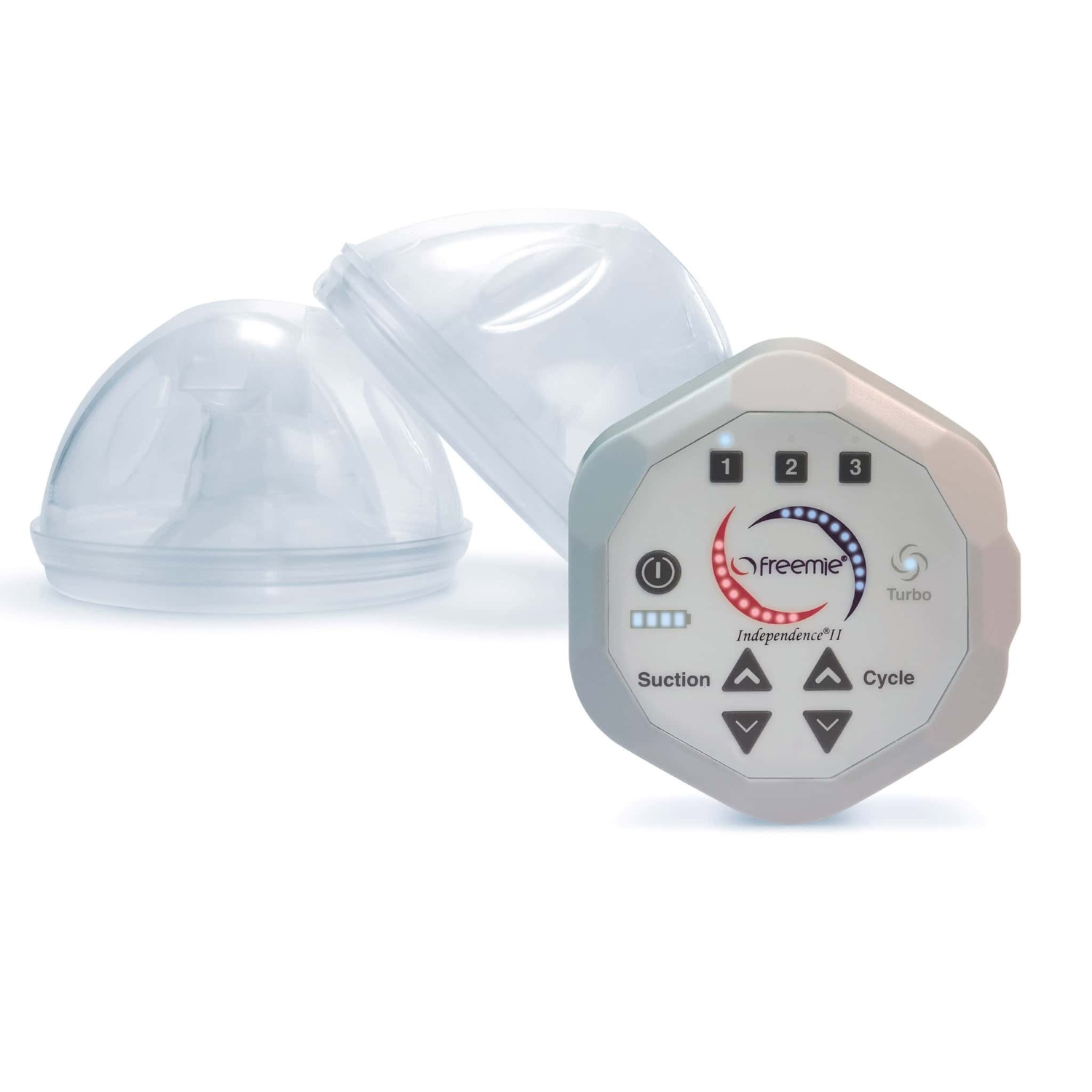 FG083_01 Freemie Independence 2 Breast Pump front view zoomed in