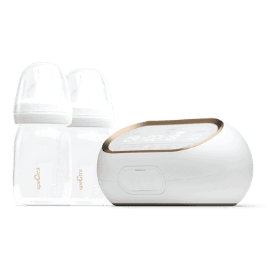 01_Spectra® SG Portable with Bottles 400x400 Spectra Synergy Gold Breast Pump with Bottles