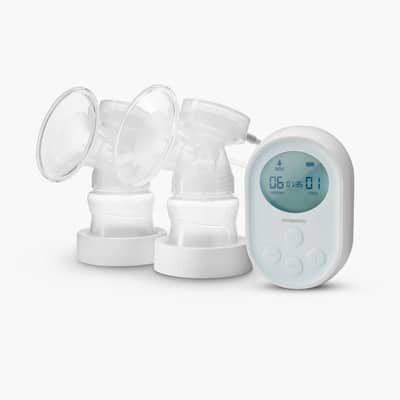 Pumpables Genie Advanced Portable Breast Pump slanted view