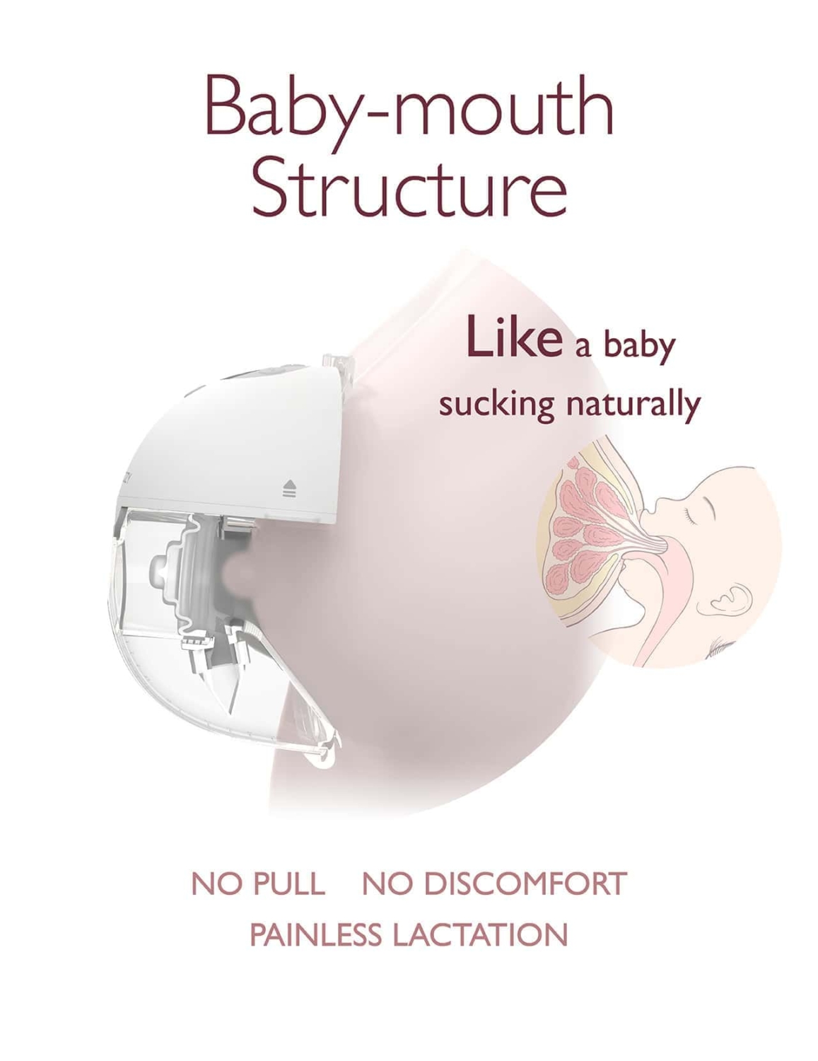 5 Momcozy M5 Wearable Breast Pump Attached to breast