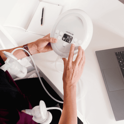 Women Holding Cimilre S6+ Breast Pump